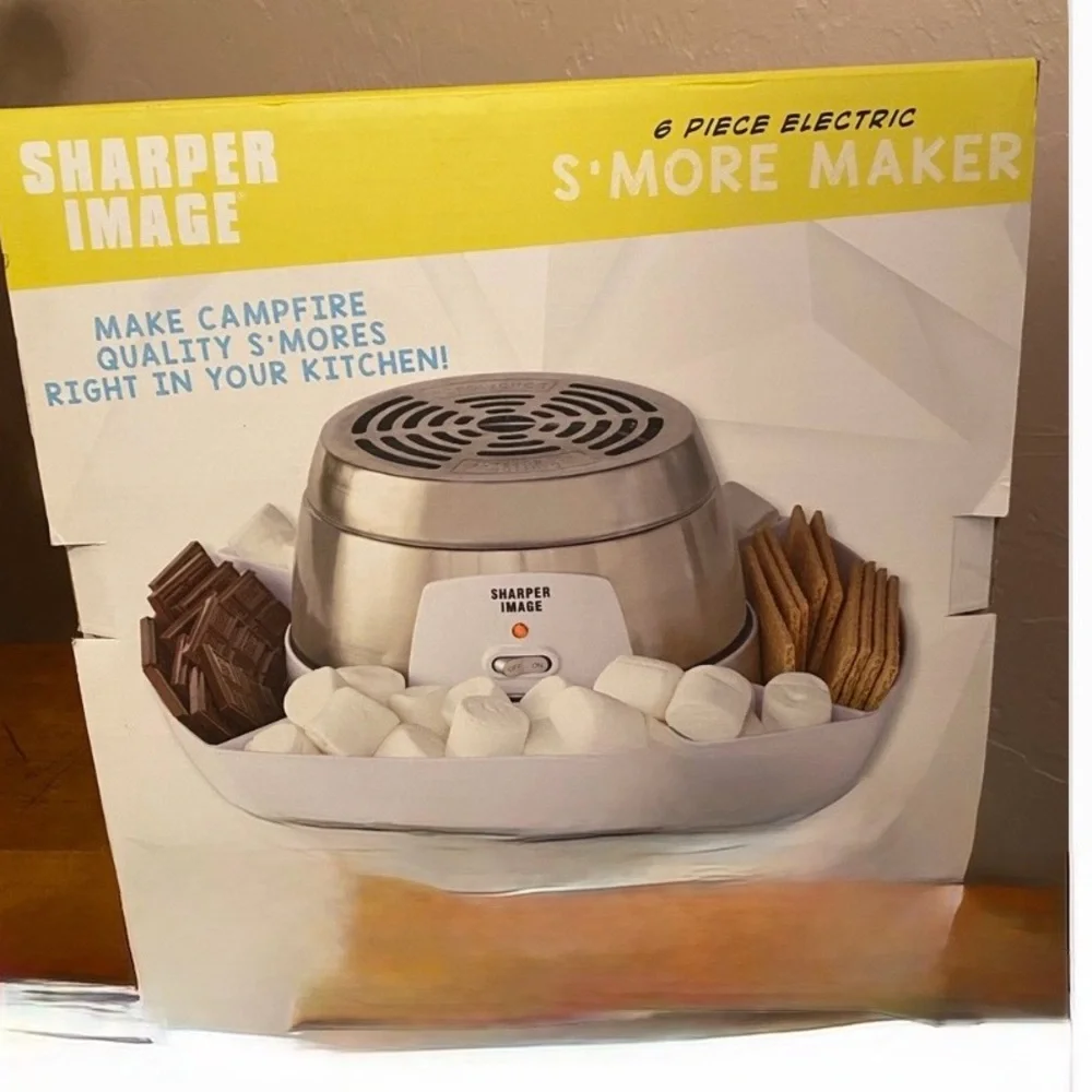 Sharper Image S’mores Maker 6 Piece Electric New
